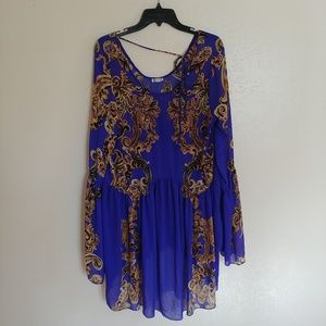 Free People purple night gown size medium